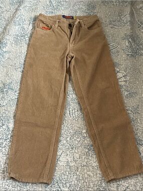 Empyre Tan Corduroy Straight Leg Jeans